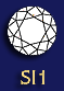 SLIGHTLY INCLUDED. designated by SI1 or SI2. Contains small inclusions (clouds, knots, included crystals, feathers and cavities) that are noticeable when examined by an experienced grader using 10x magnification.